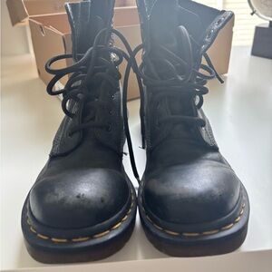 Black Leather doc martens
